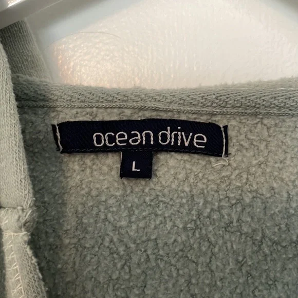 Ocean Drive Tie Dyed Hooded Sweatshirt With Drawstring - Picture 2 of 7
